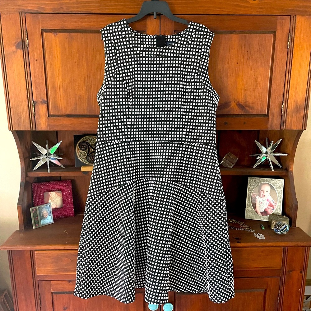Tommy Hilfiger Dress | Size 14 | Black/White Checkered